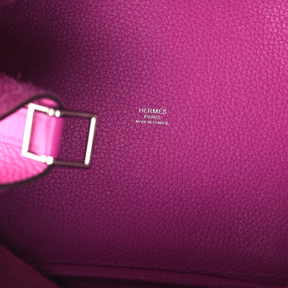 Hermes Taurillon Clemence Picotin Lock 22 MM Magnolia 6 of 12