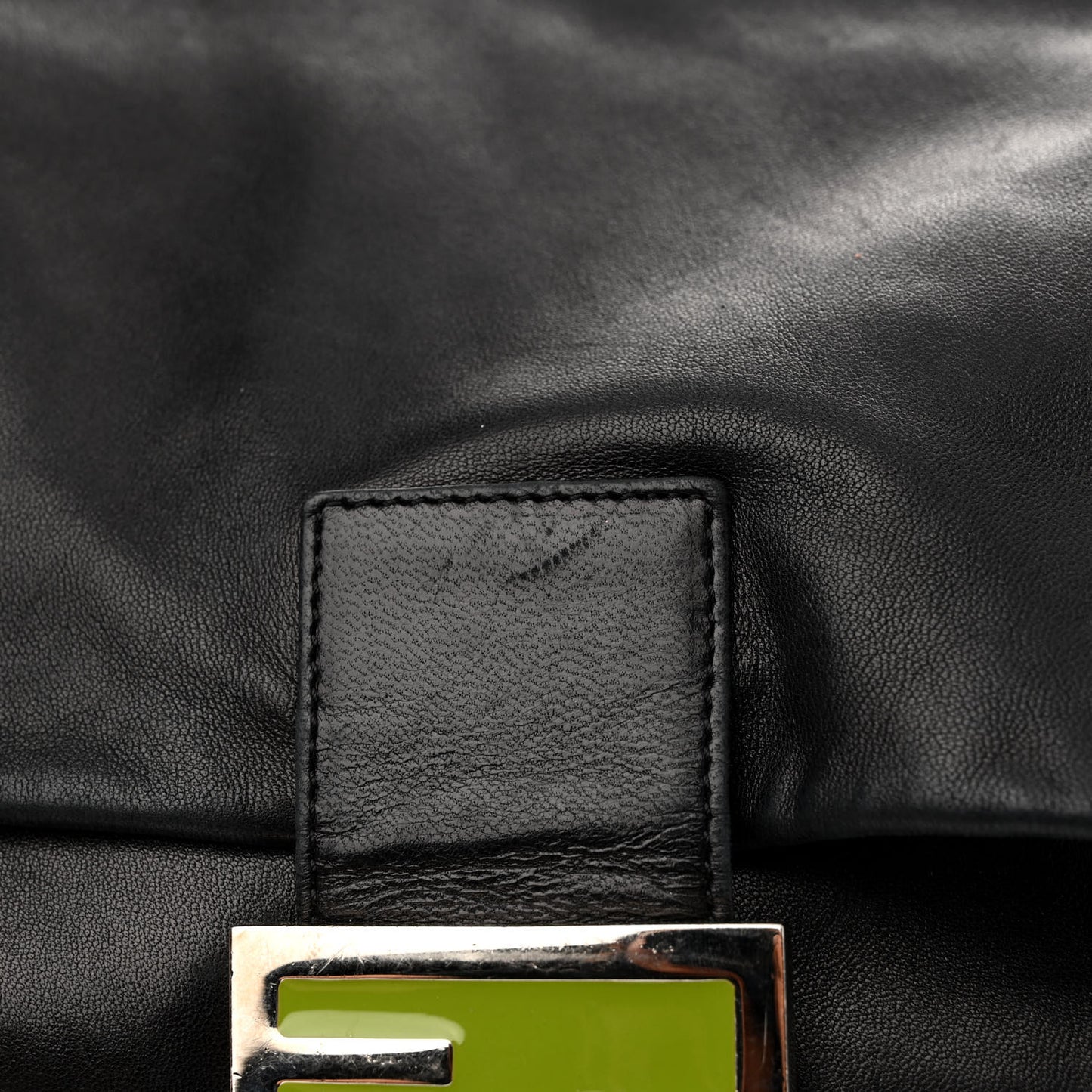 Calfskin Big Forever Mama Baguette Black