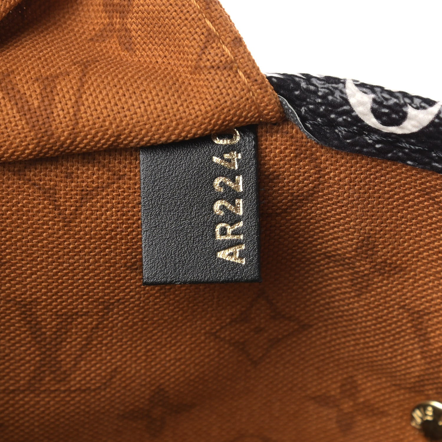 Louis Vuitton Monogram Giant Crafty Neverfull MM Creme Caramel 7 of 9