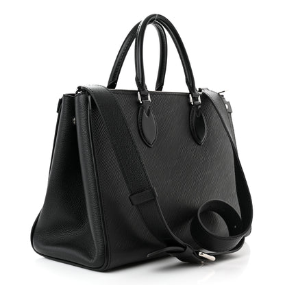 Louis Vuitton Epi Grenelle Tote MM Black 3 of 9