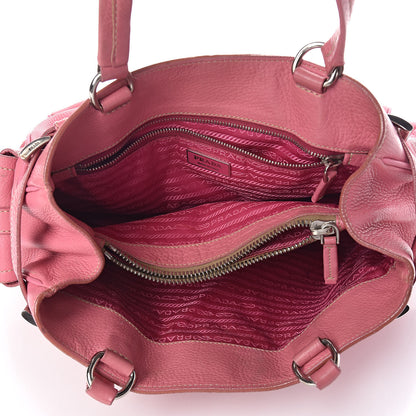 Prada Vitello Daino Tote Begonia 5 of 12