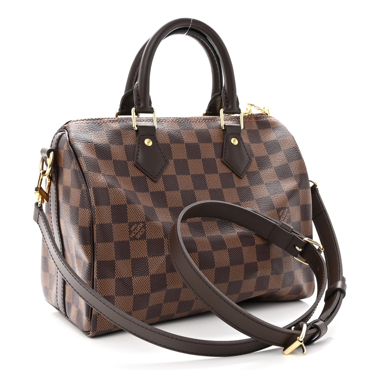 Louis Vuitton Damier Ebene Speedy Bandouliere 25 3 of 9