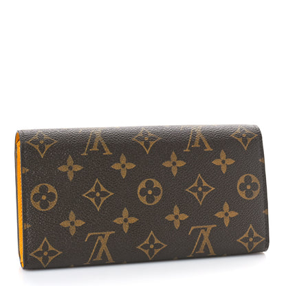 Louis Vuitton Monogram 2022 Christmas Animation Sarah Wallet Yellow 3 of 8