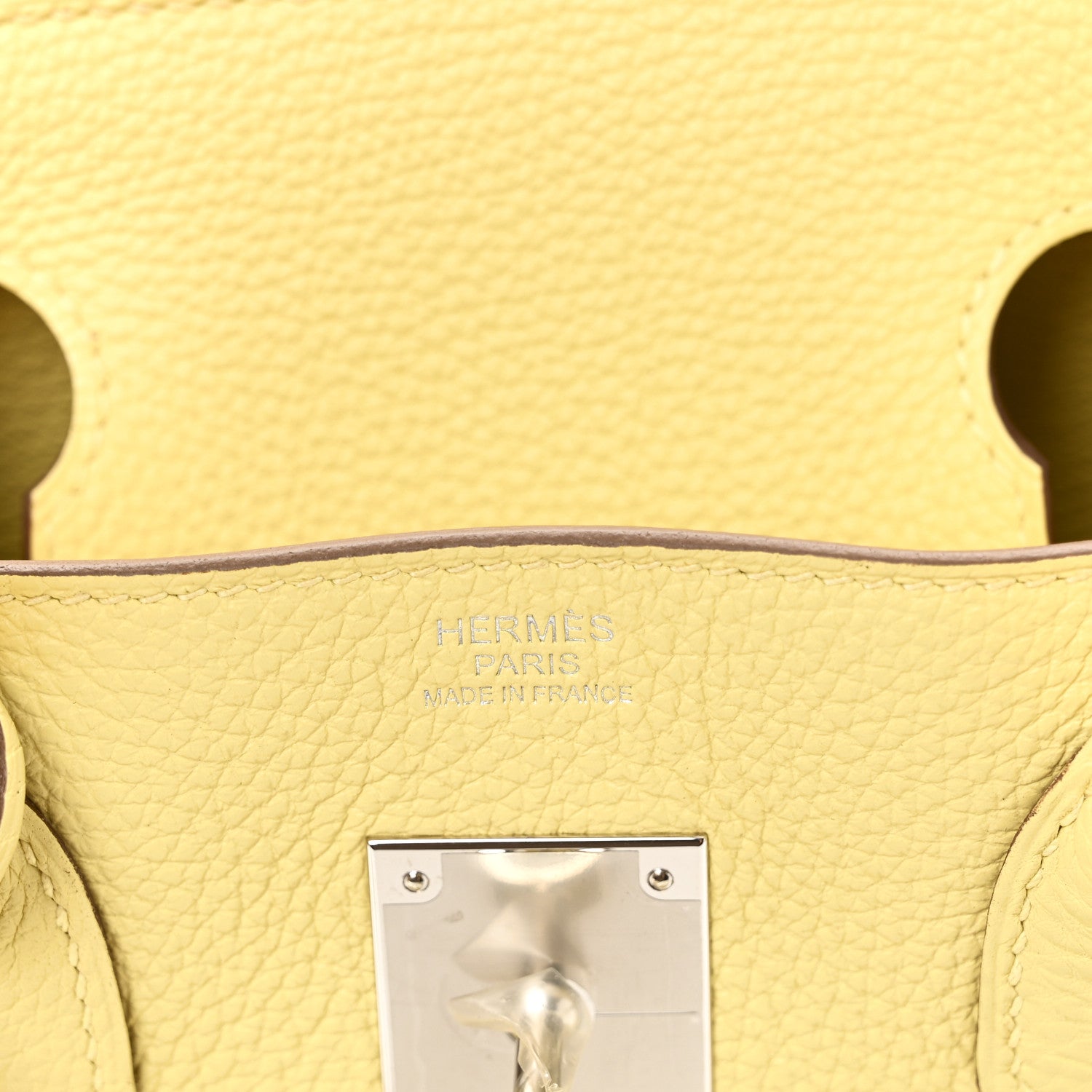 Hermes Togo Birkin 30 Jaune Poussin 6 of 11