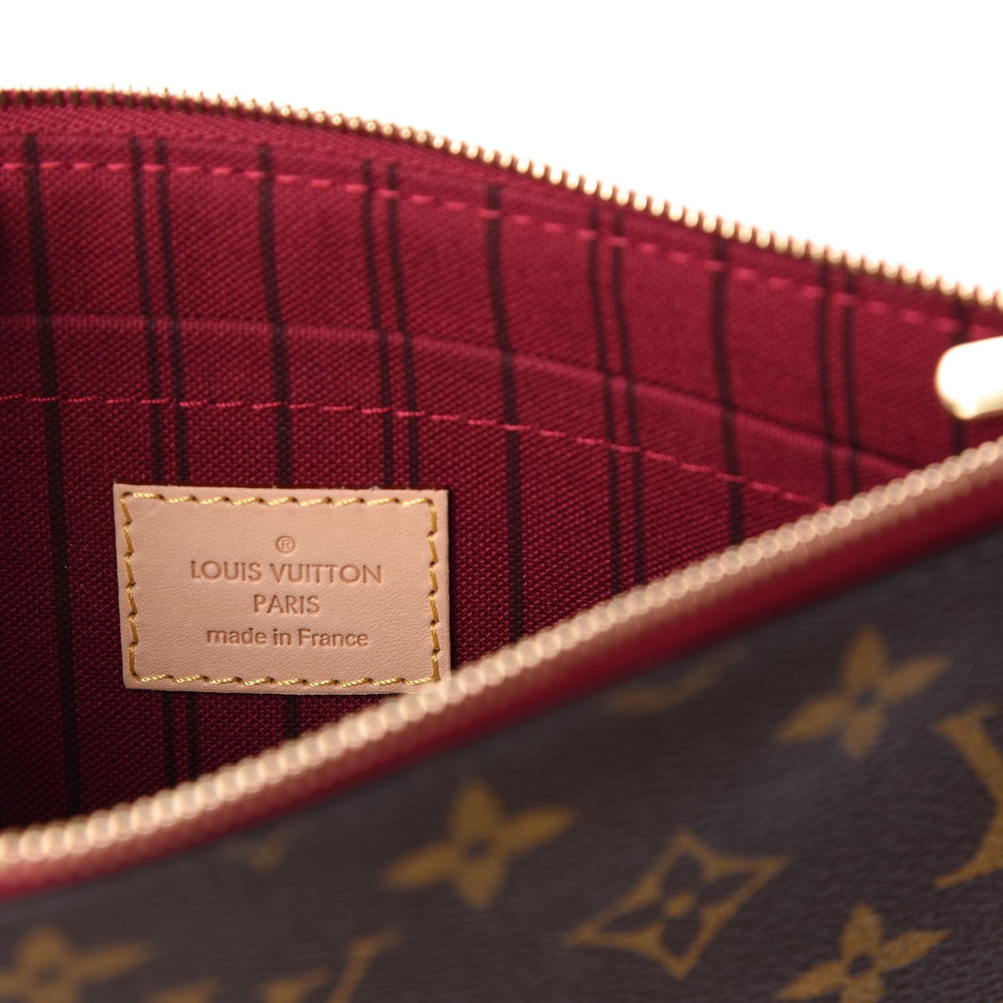 Monogram Neverfull MM GM Pochette Pivoine