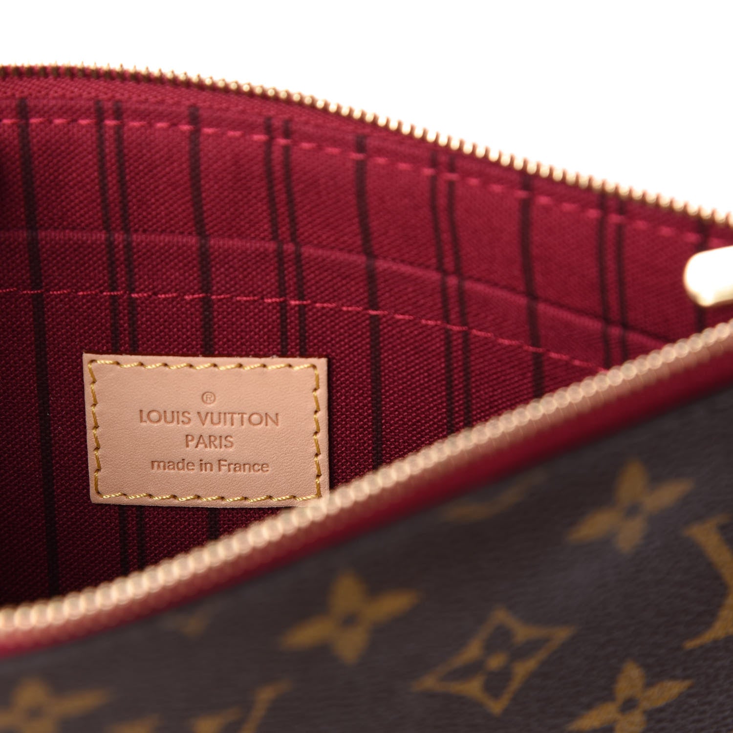 Louis Vuitton Monogram Neverfull MM GM Pochette Pivoine 5 of 11