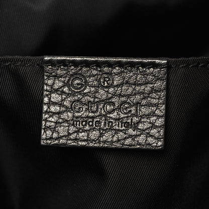 Gucci Nylon Monogram Medium Light Single Buckle Backpack Black 6 of 10