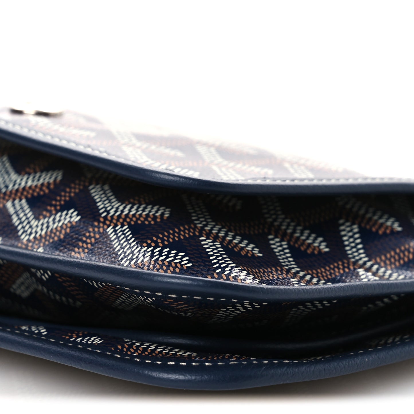 Goyardine Plumet Wallet Clutch Navy