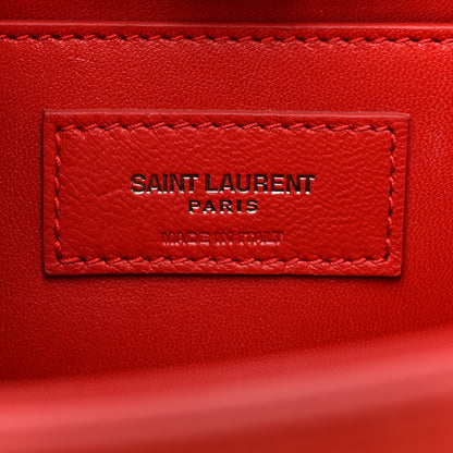 Saint Laurent Suede Star Medium Classic Monogram Kate Satchel Berry Red 6 of 15