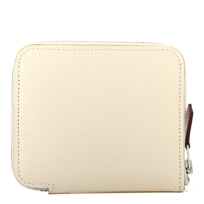 Hermes Epsom Silk'in Compact Wallet Nata Colvert 1 of 7