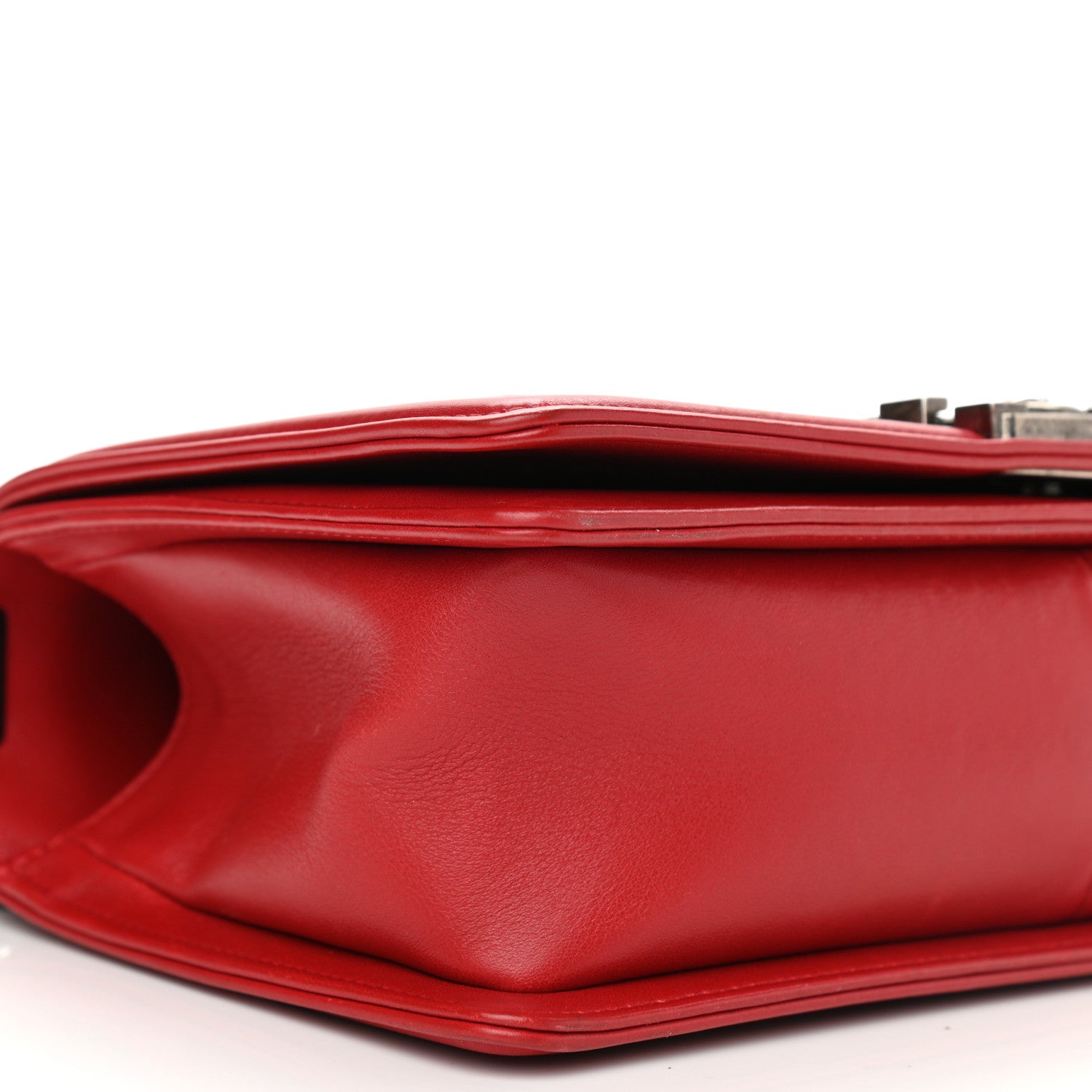 Chanel Calfskin Quilted Medium Boy Flap Red 9 of 12