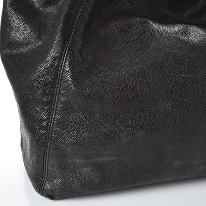 Chanel Distressed Caviar XL Coco Cabas Black 12 of 12