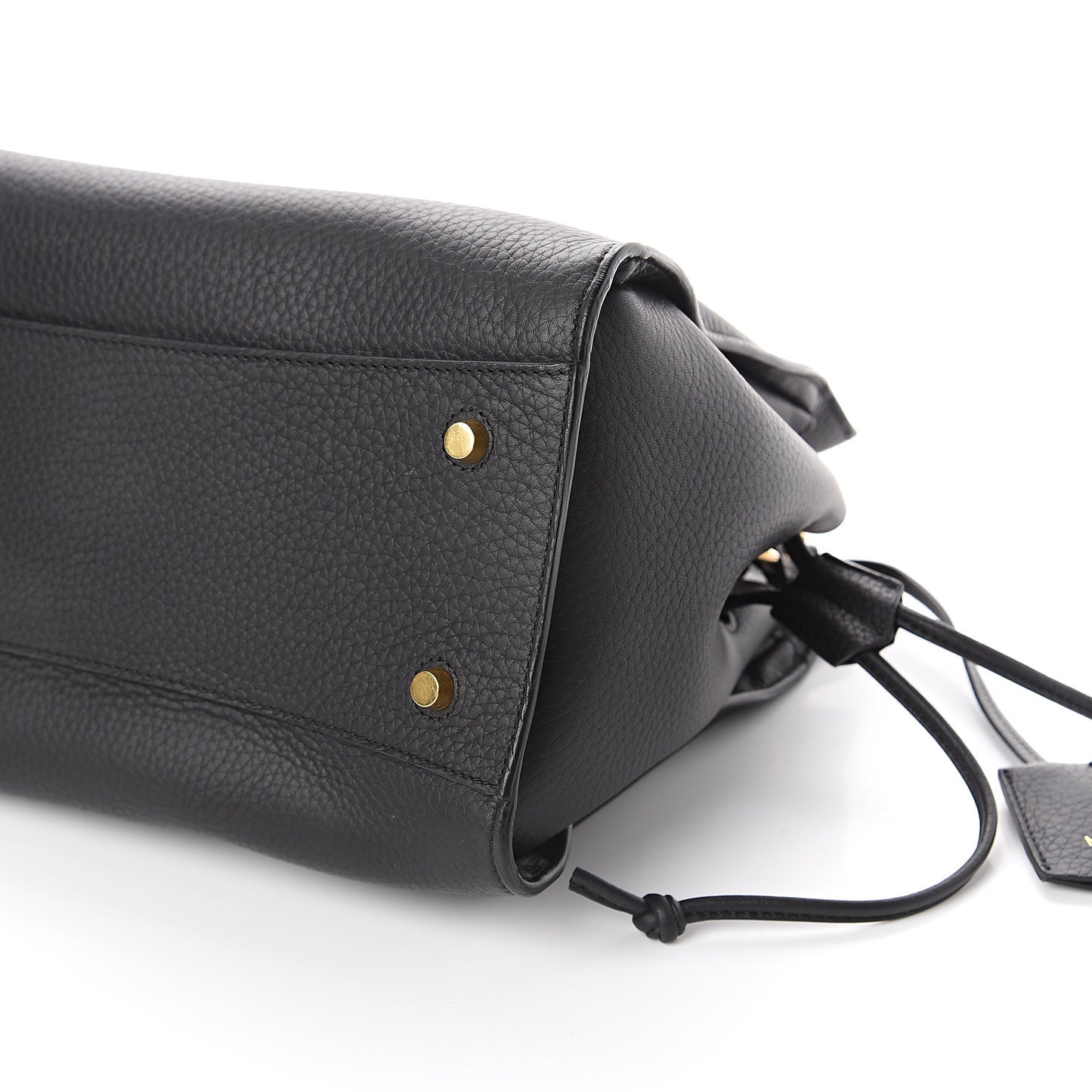 Heavy Grain Iris Tote Midnight Black