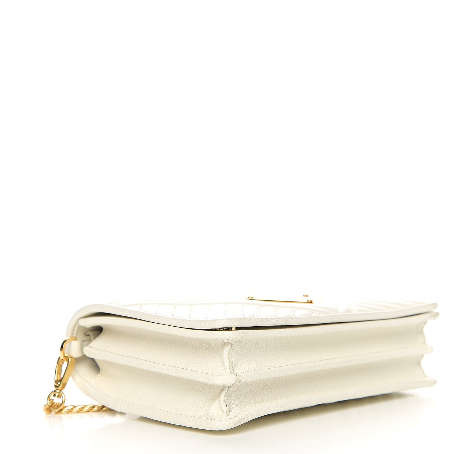 Prada Nappa Impunture Diagramme Chain Crossbody Bag Talco 3 of 8