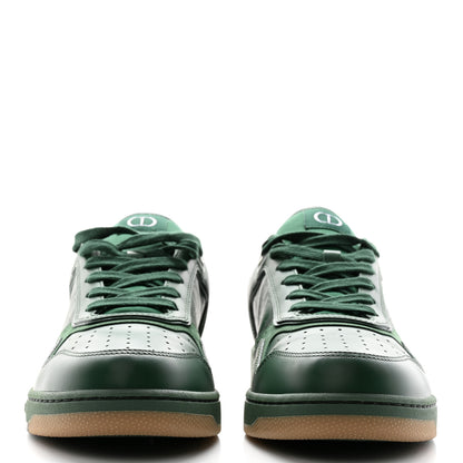 Christian Dior Smooth Calfskin Oblique Galaxy Mens B27 Low Top Sneakers 45 Green Beige 2 of 12