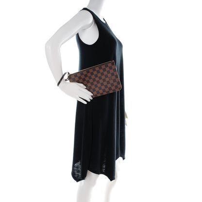 Louis Vuitton Damier Ebene Neverfull MM GM Pochette 2 of 7