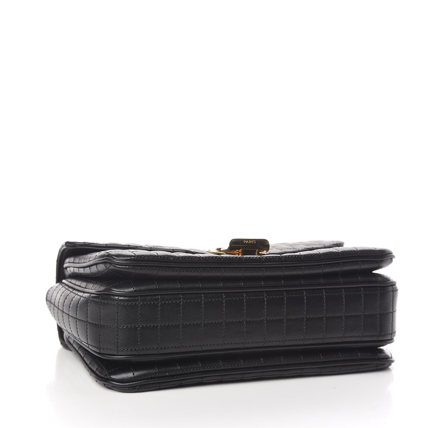 Celine Calfskin Quilted Medium C Bag Black 4 of 8