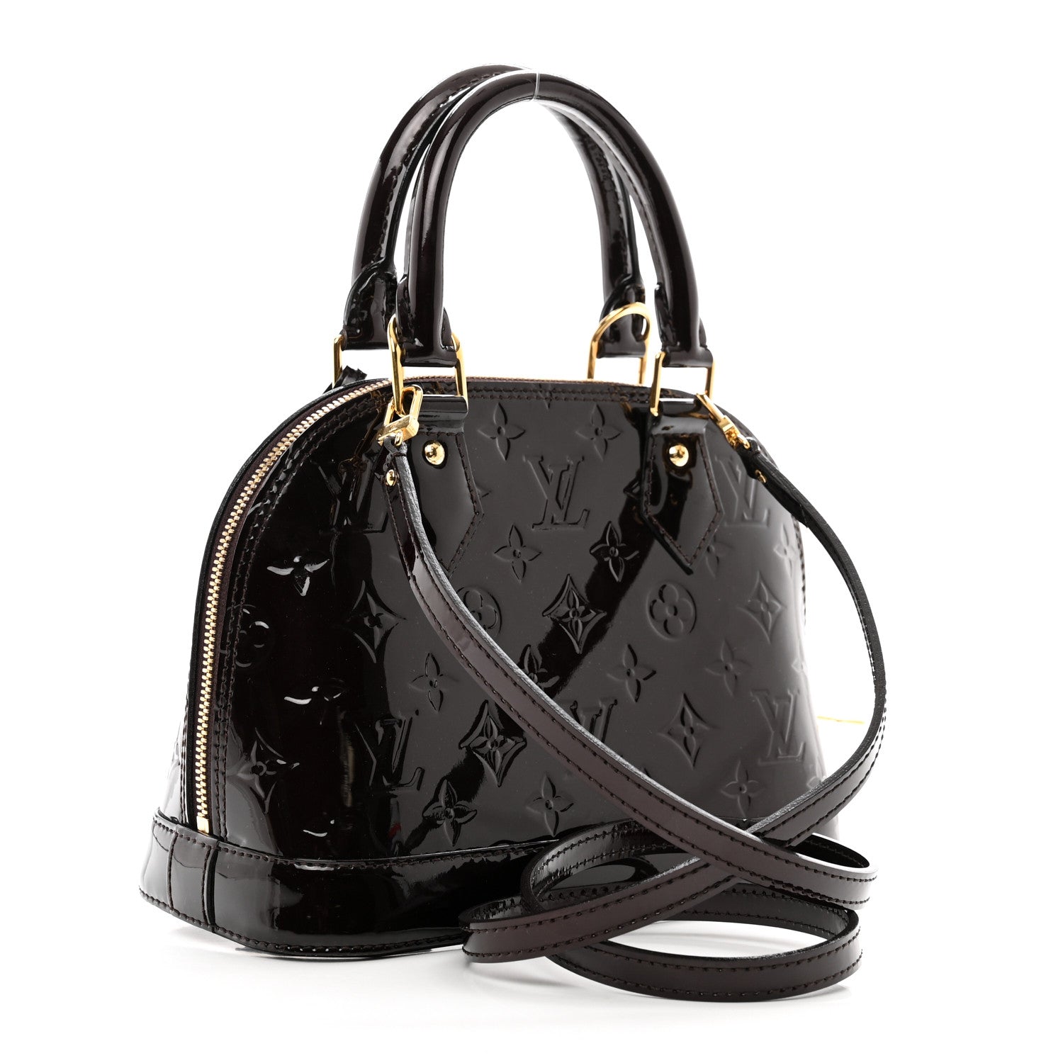Louis Vuitton LOUIS VUITTON Vernis Alma BB Amarante 3 of 9