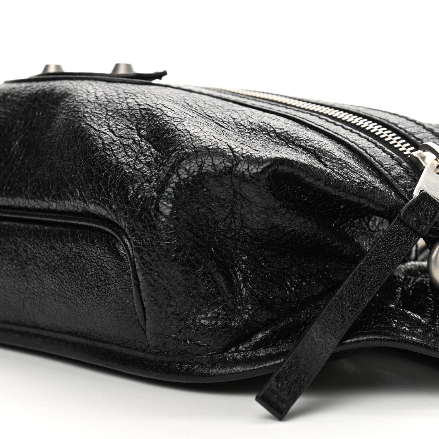 Balenciaga Lambskin Classic Hardware Neo Lift Hip Bag Black 10 of 10