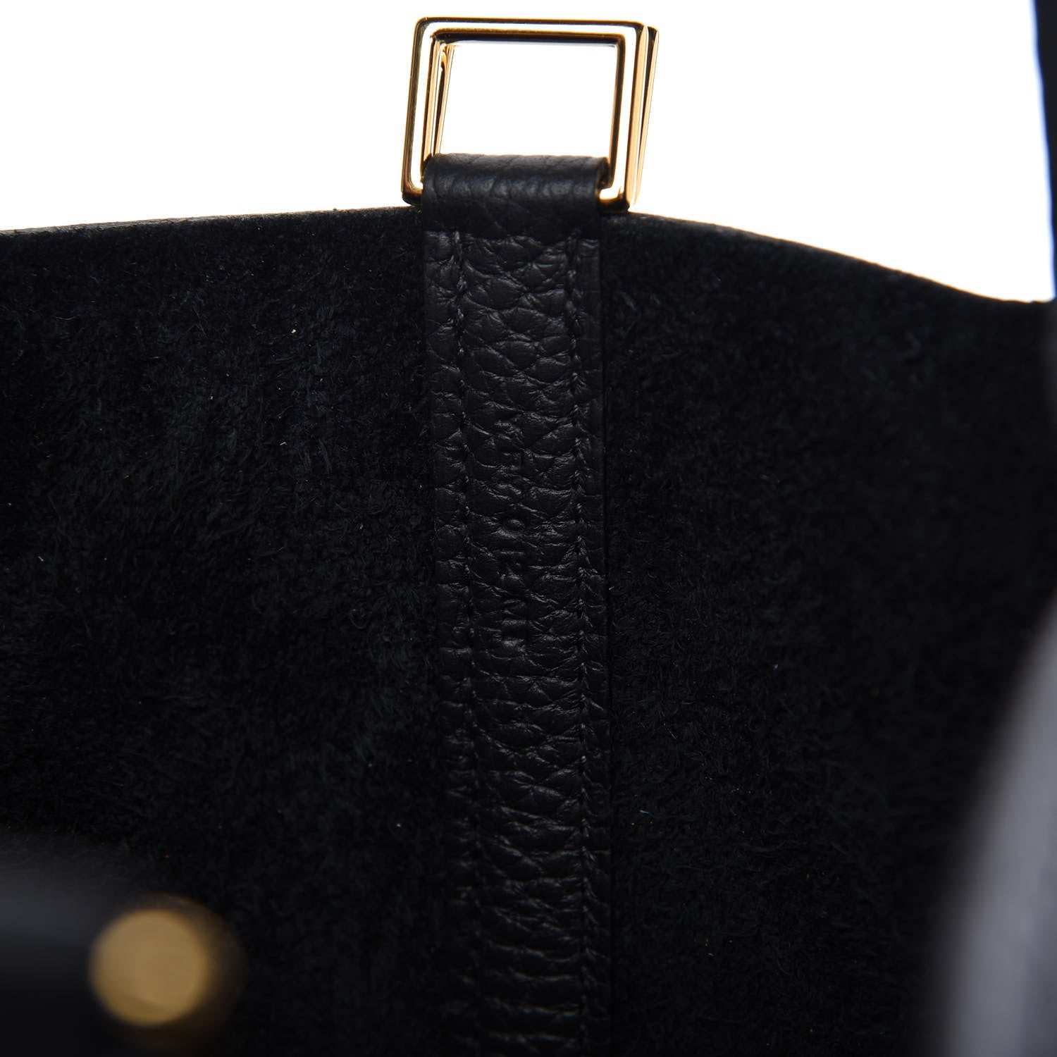 Hermes Taurillon Clemence Matte Alligator Picotin Lock Touch 18 PM Black 9 of 10