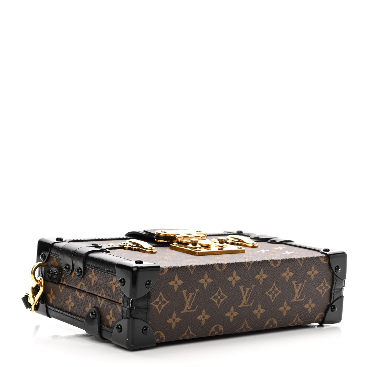 Louis Vuitton Monogram Petite Malle Black 4 of 9