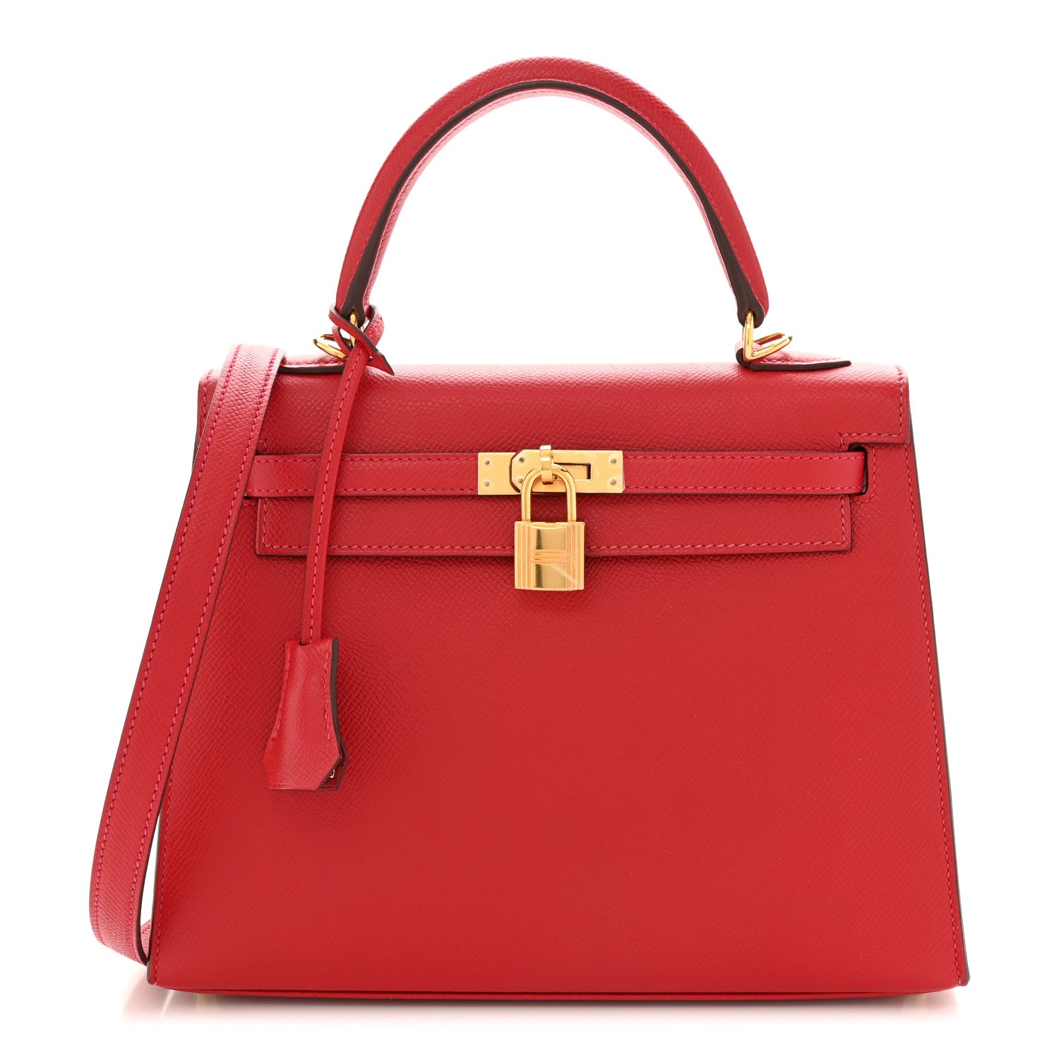Hermes Epsom Kelly Sellier 25 Rouge Casaque 1 of 11