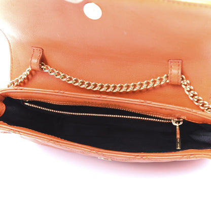 Marc Jacobs Quilted Lambskin The Small Single Flap Orange 4 of 9