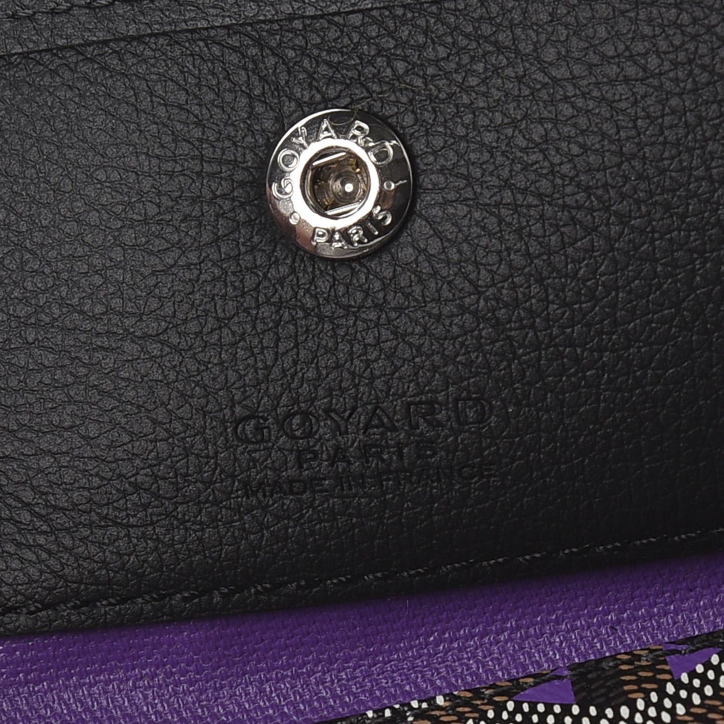 Goyardine Saint Louis Claire Voie PM Black Violet