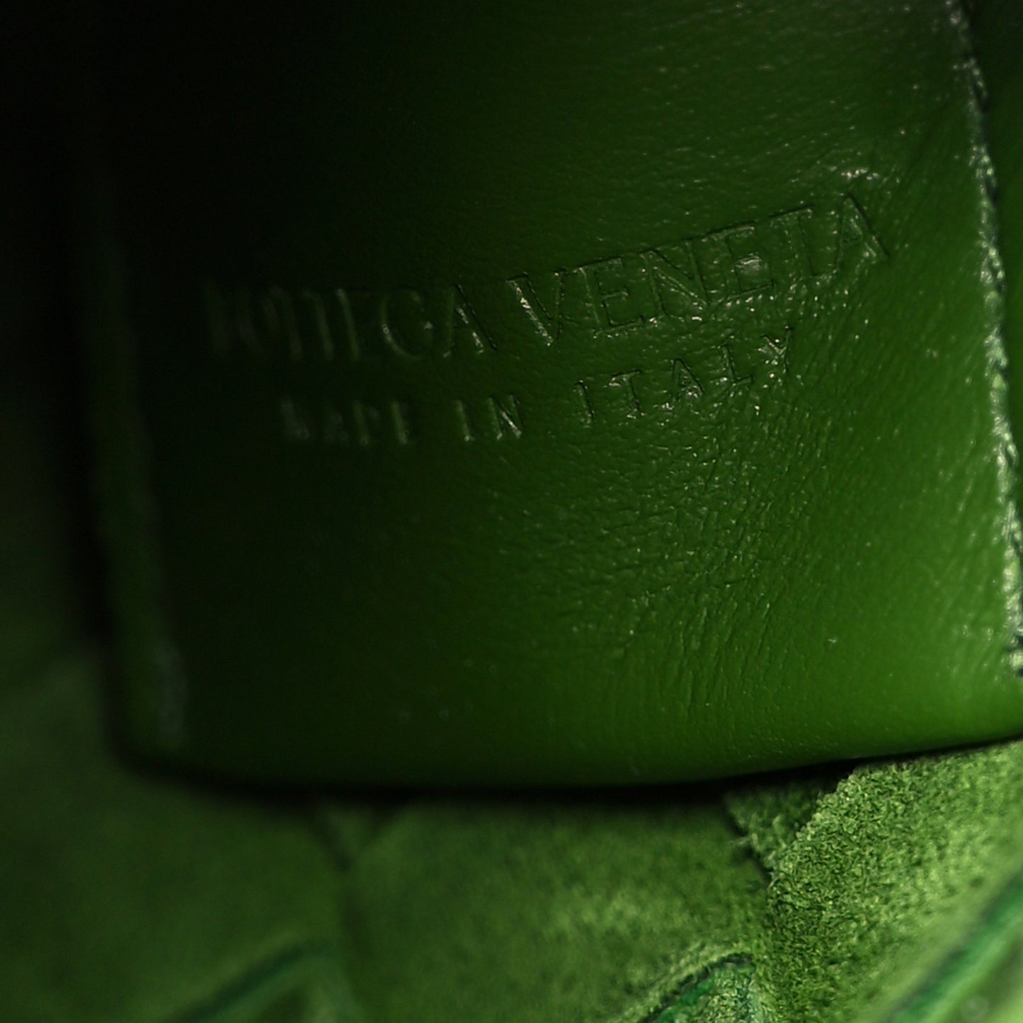 Calfskin Intrecciato Camera Bag Avocado