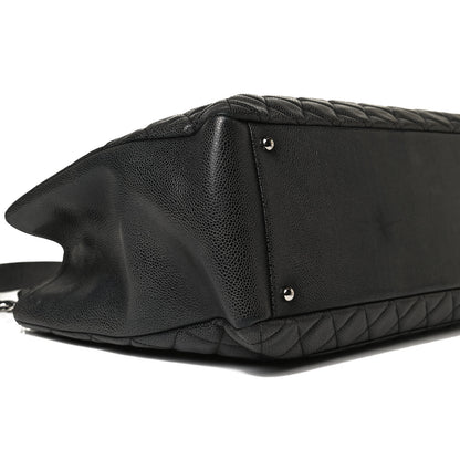 Chanel Caviar Quilted XL Grand Shopping Tote GST Black 8 of 16