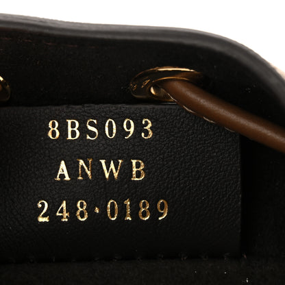 Fendi Straw F is Fendi Logo Crochet Mini Mon Tresor Bucket Bag Naturale Black 7 of 10