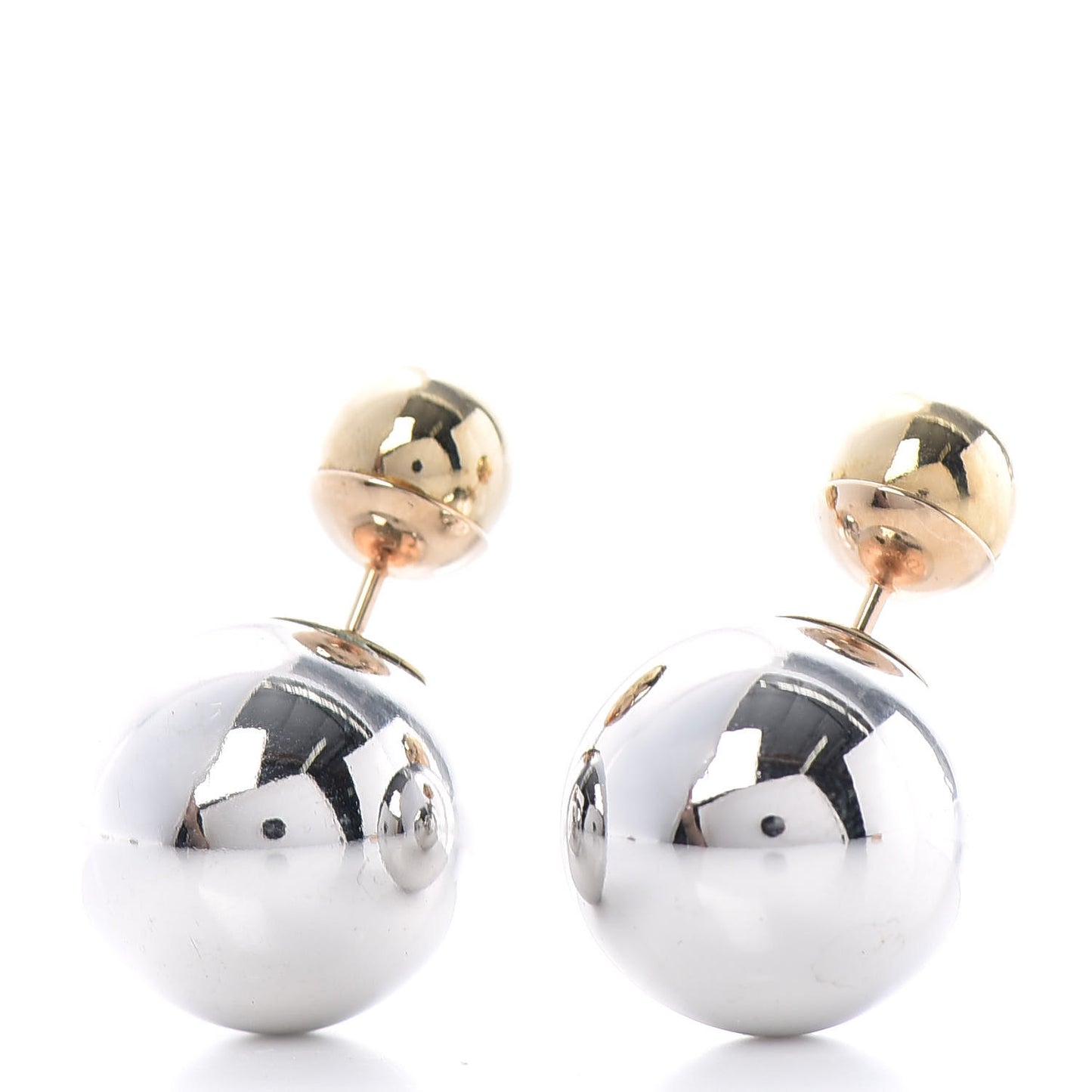 Mise En Dior Tribal Earrings Gold Silver