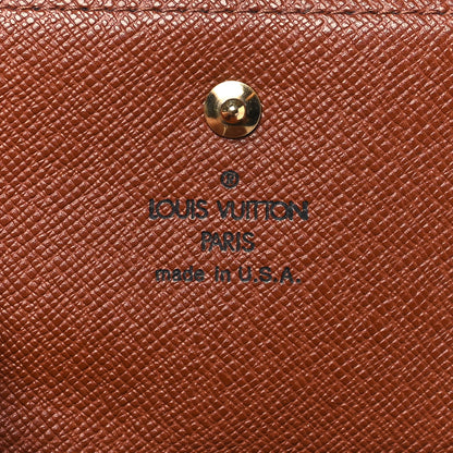 Louis Vuitton Monogram Porte-Monnaie Billets Cartes Credit Wallet 6 of 9