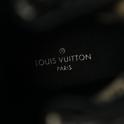 Louis Vuitton Jacquard Calfskin Since 1854 Metropolis Flat Ranger Boot 41 Gray 7 of 10