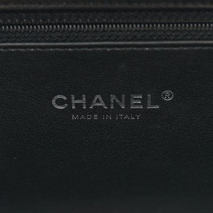 Chanel Lambskin Quilted Medium CC Filigree Vanity Case Black 7 of 11