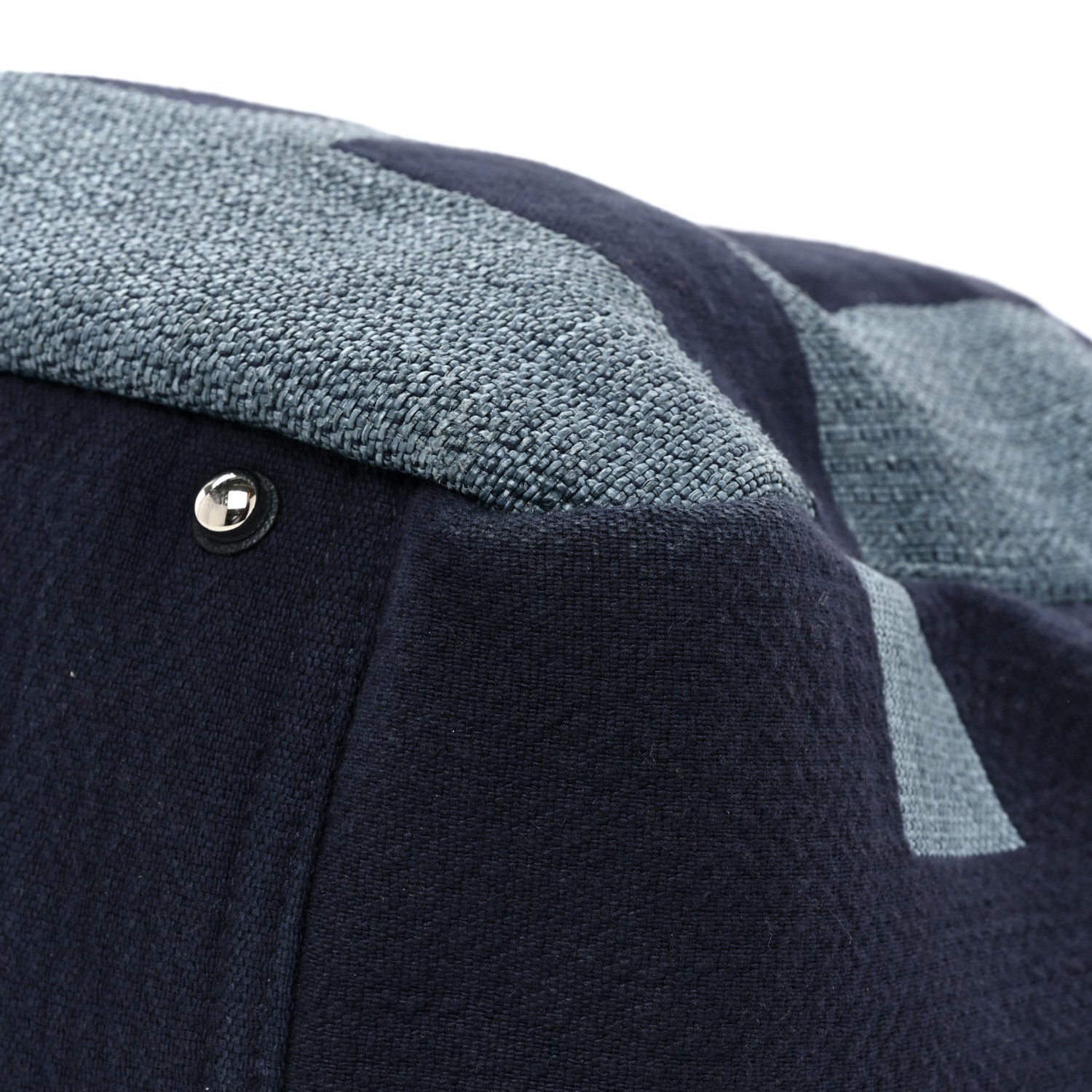 Chanel Canvas Maxi Bowling Bag Blue 11 of 14