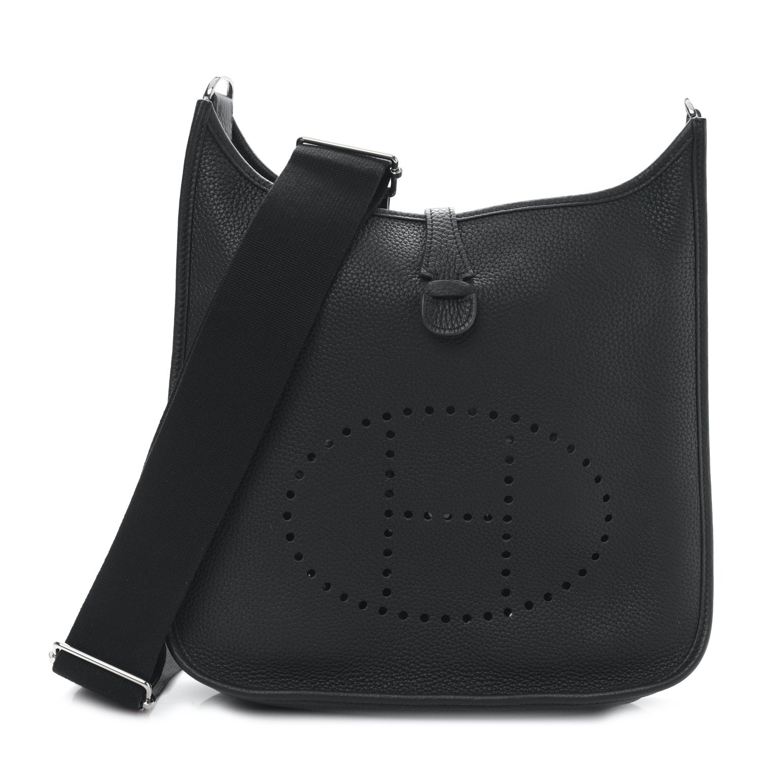 Hermes Taurillon Clemence Evelyne III PM Black 1 of 8