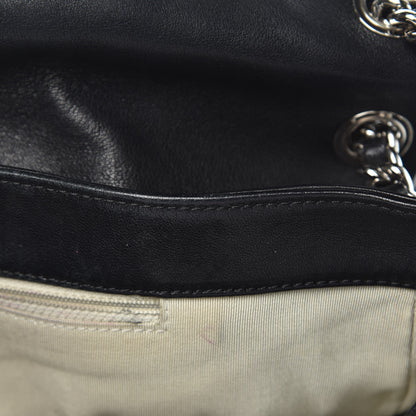 Chanel Washed Lambskin Quilted Maxi Chain Around Flap Black 10 of 16