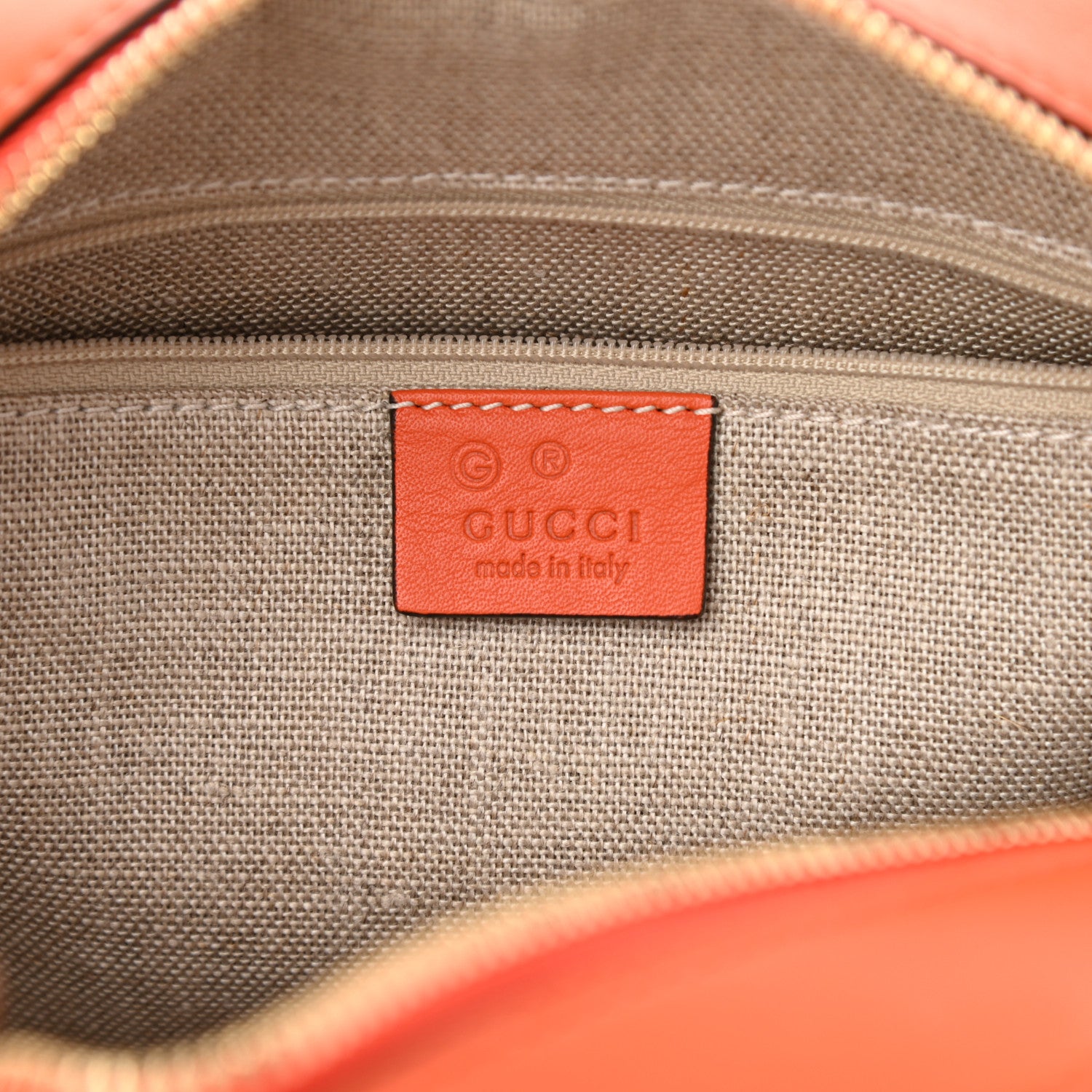 Gucci Soft Microguccissima Small Crossbody Bag Sun Orange 6 of 11