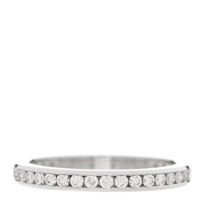 Tiffany Platinum Diamond 2mm Full Circle Wedding Band Ring 50 5.5 3 of 4