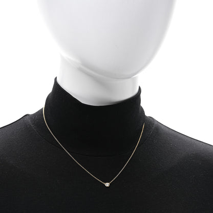 Tiffany 18K Yellow Gold Diamond .17ct Elsa Peretti Diamonds by the Yard Pendant Necklace 2 of 5