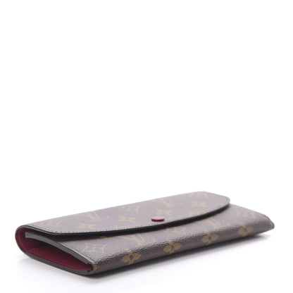 Louis Vuitton Monogram Emilie Wallet Red 4 of 9