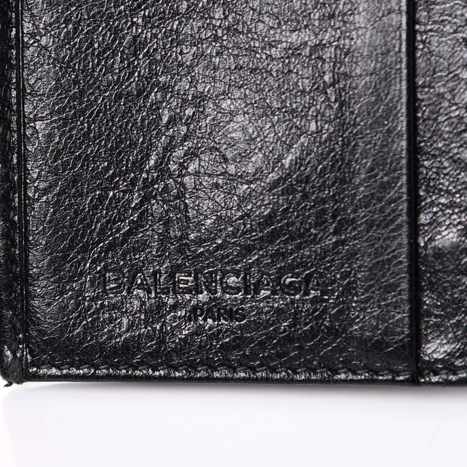 Balenciaga Agneau Giant 12 Gold Hardware Card Case Black 8 of 8
