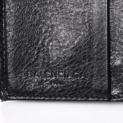 Balenciaga Agneau Giant 12 Gold Hardware Card Case Black 8 of 8