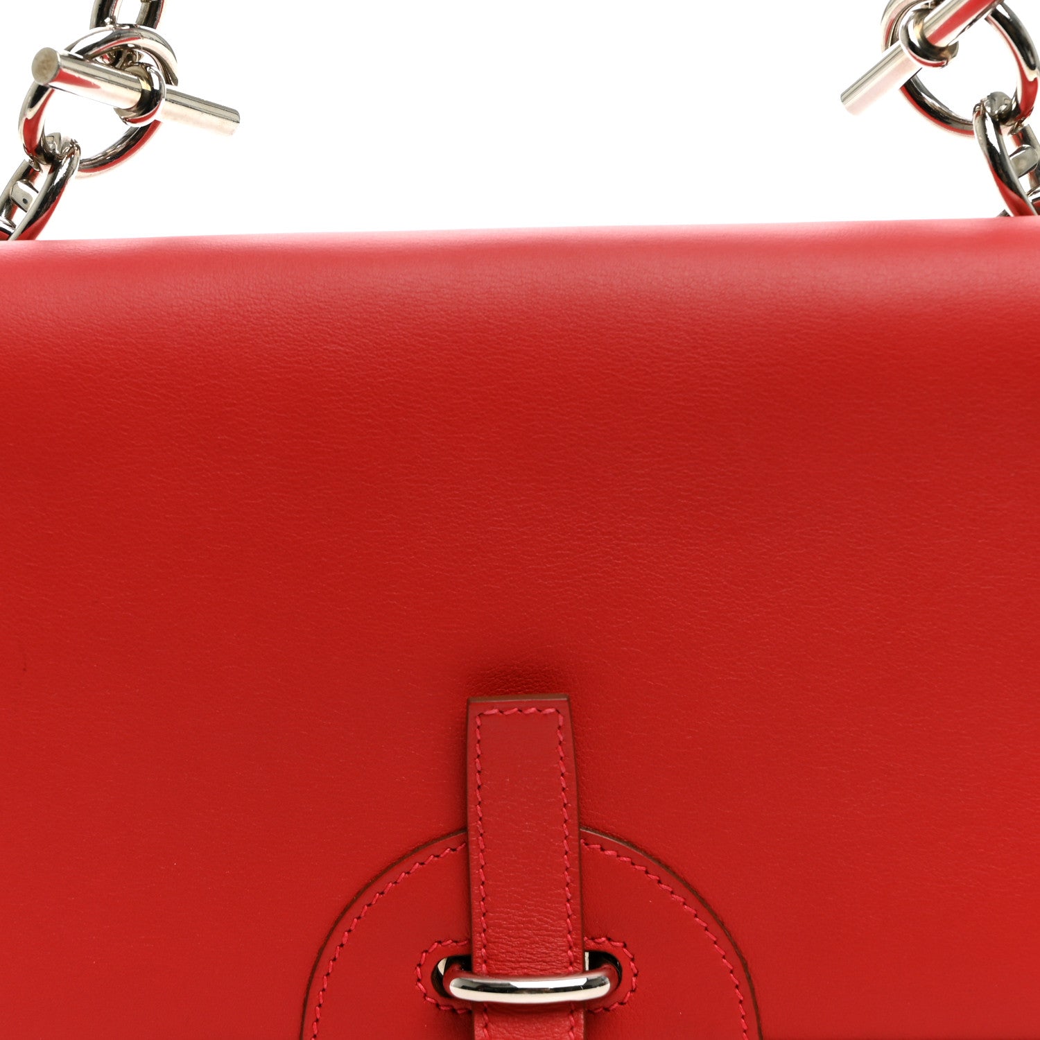 Hermes Swift Sac Chaine D'Ancre Shoulder Bag Vermillion 8 of 10