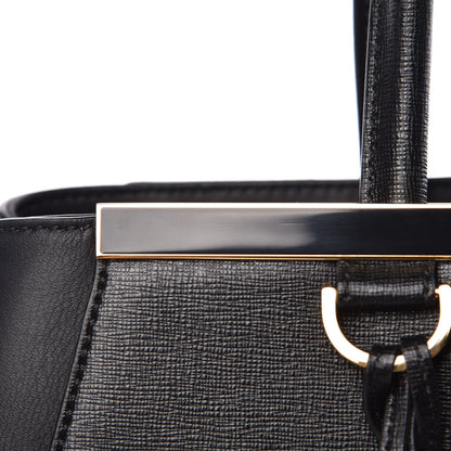Fendi Vitello Elite Regular 2Jours Tote Black 9 of 16