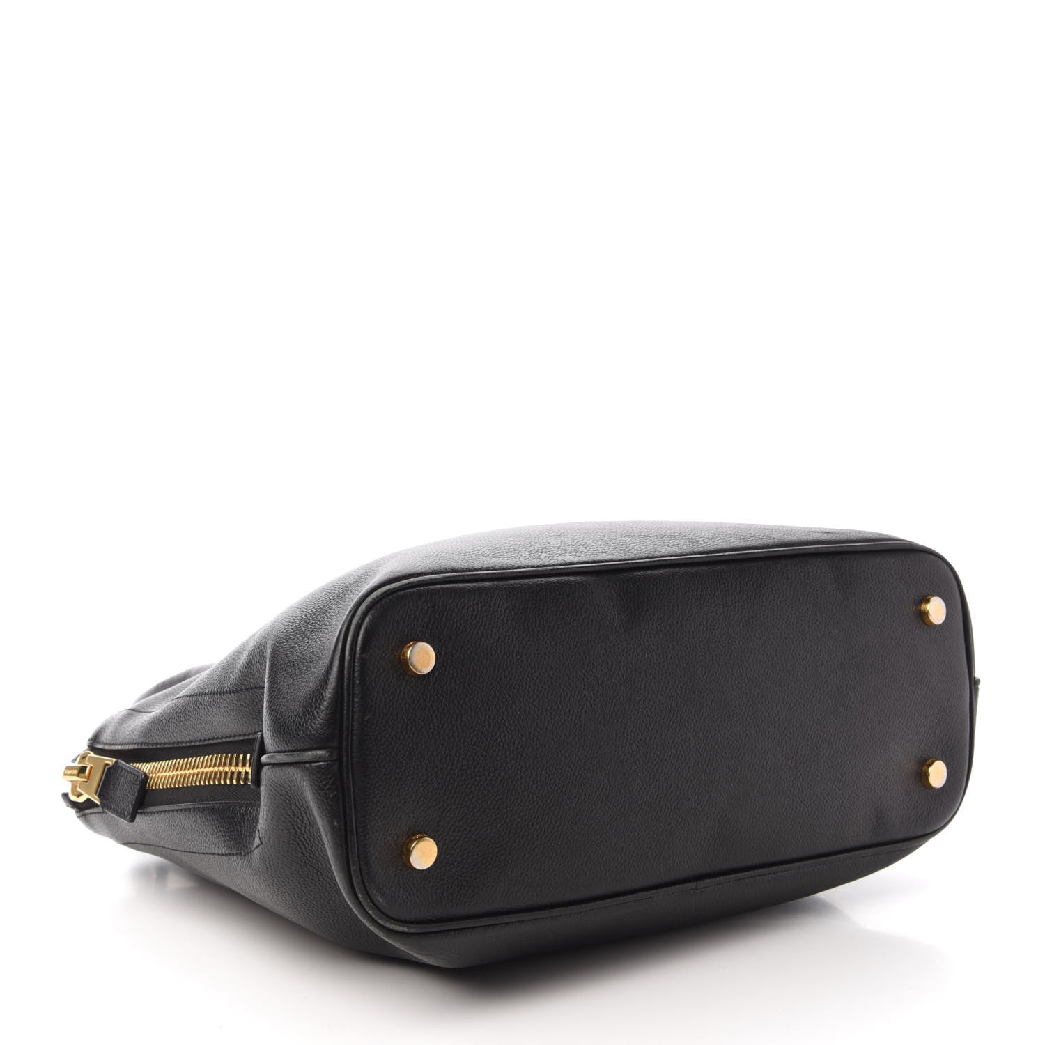 Tom Ford Pebbled Calfskin Medium Jennifer Zip Tote Black 4 of 10
