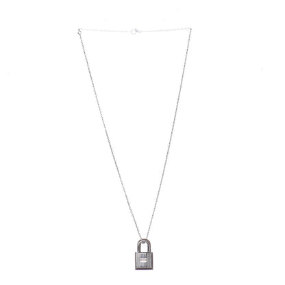 Hermes Swift O'Kelly Pendant Necklace Etoupe 3 of 8