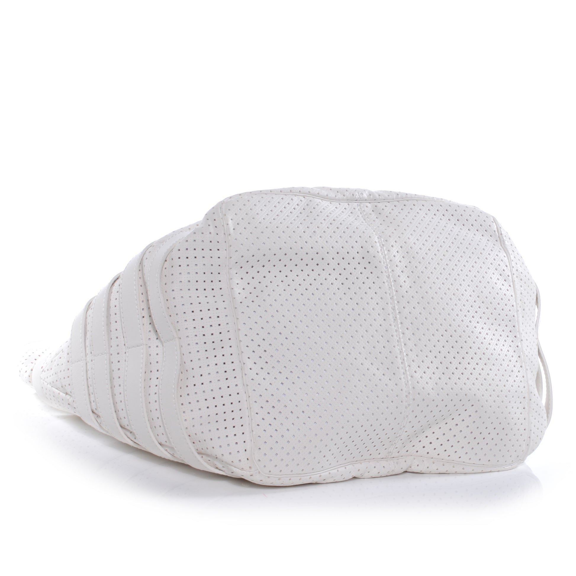 Jimmy Choo Leather Perforated Bree Bag White 4 of 6