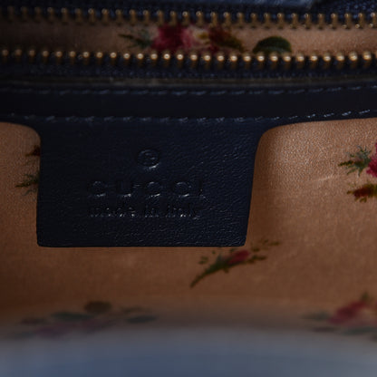 Gucci Denim Matelasse Small Pearly GG Marmont Tote Blue 6 of 13